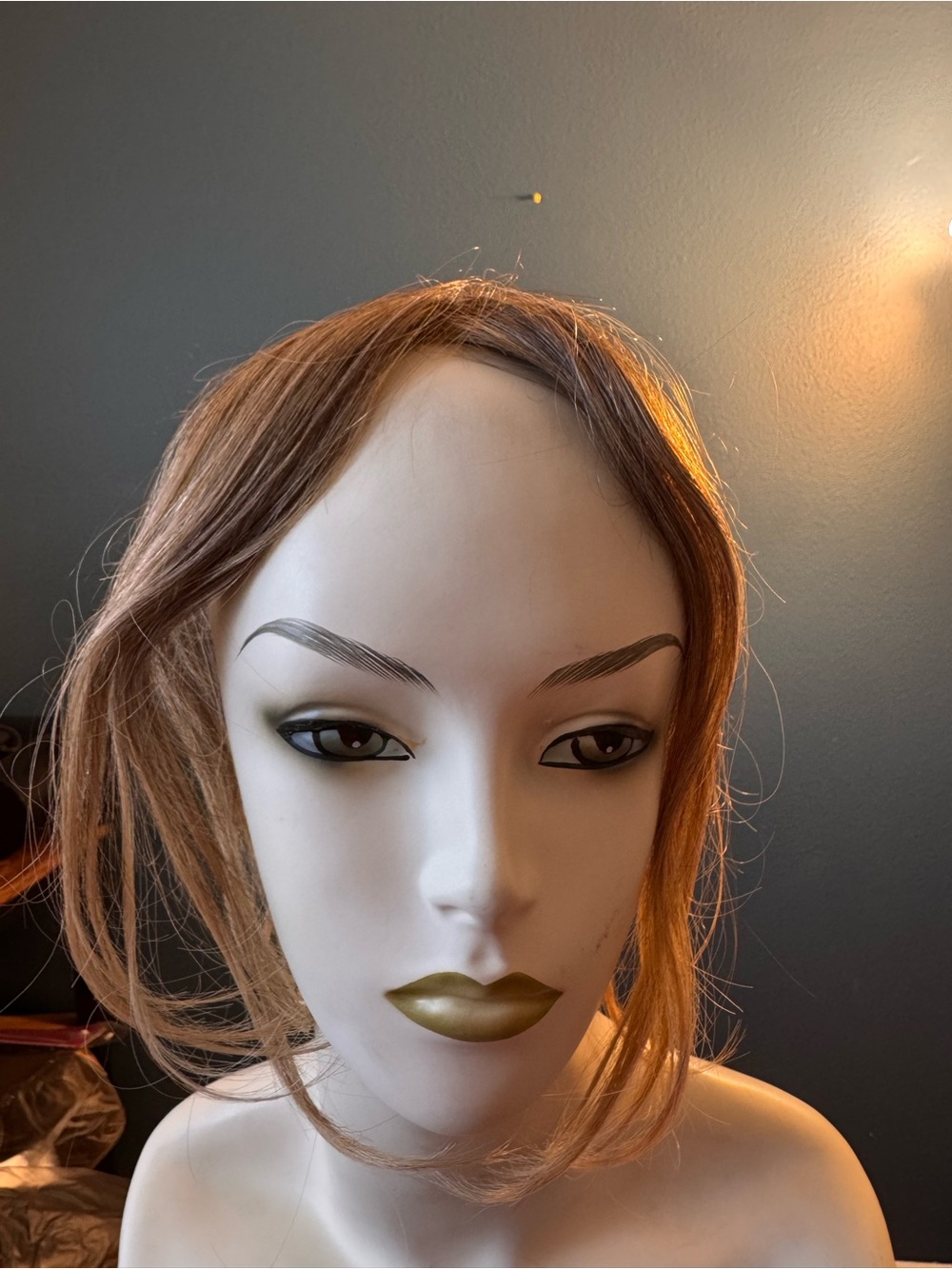 envy Frosted Light Auburn Wig - Soft Copper Highlights